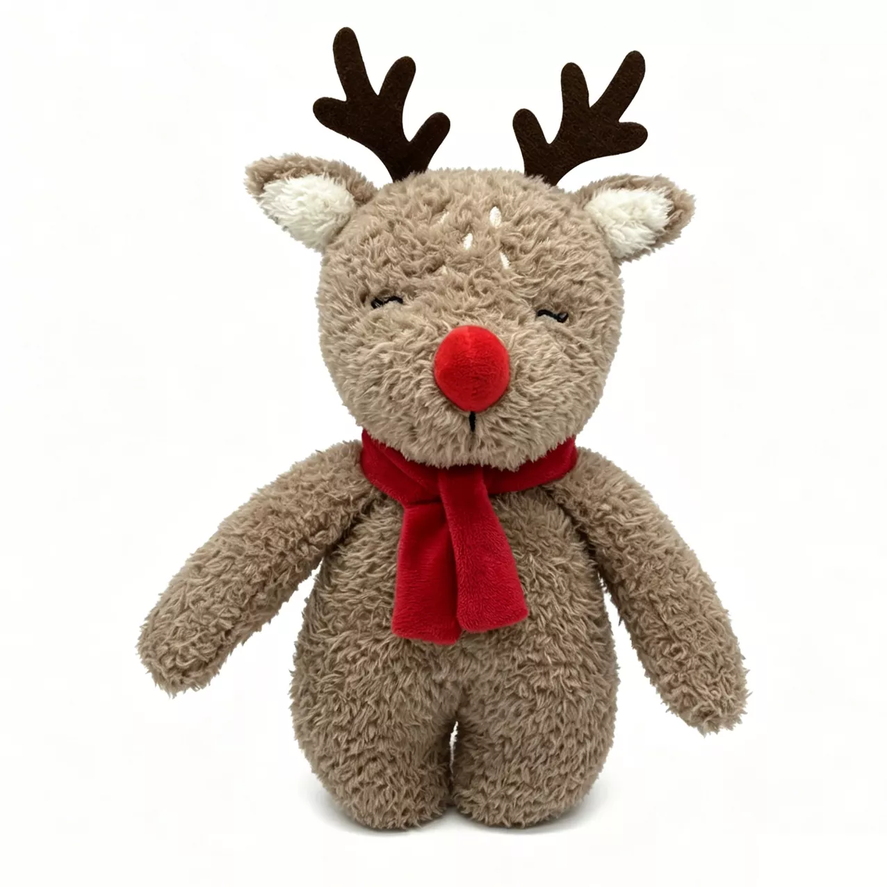 Bréagán Nollag Plush na Réinfhianna Dearga Bréagán Nollag Plush na Réinfhianna Dearga