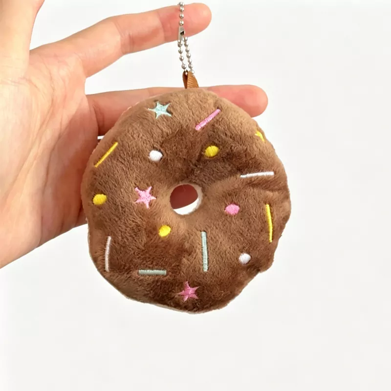 Babhta Sweet Donut Plush Eochair Fáinne